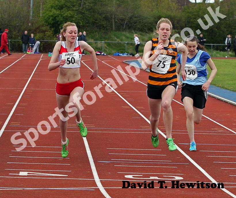 Girls 100 metres, Shildon.